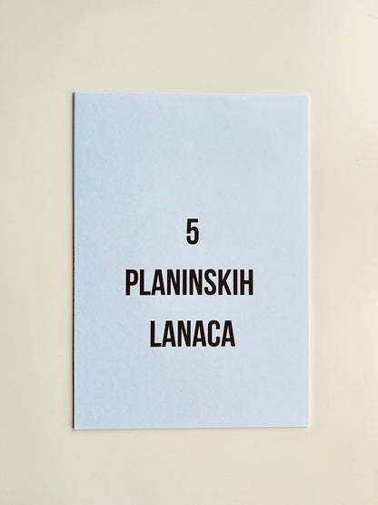 5 planinskih lanaca - bojanke